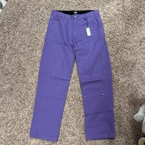 Dickies Purple Men's double knee pants 31x32